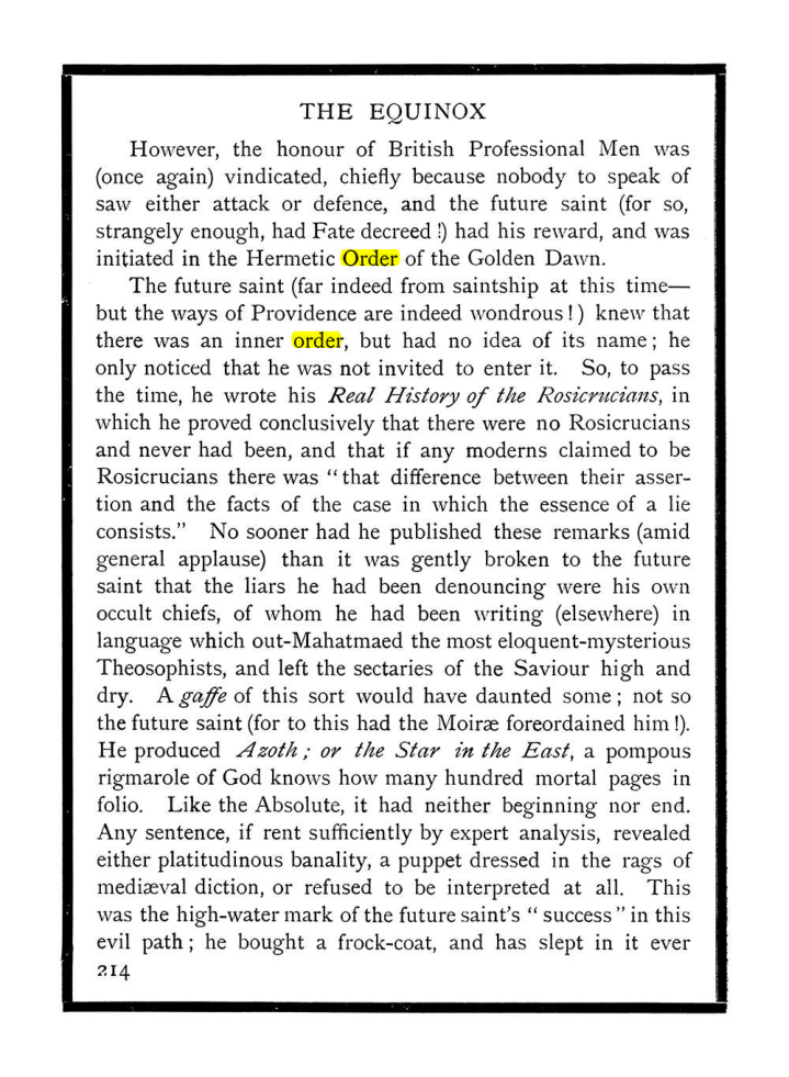 Original scan of The Equinox (Volume I, Number X), PDF page 252