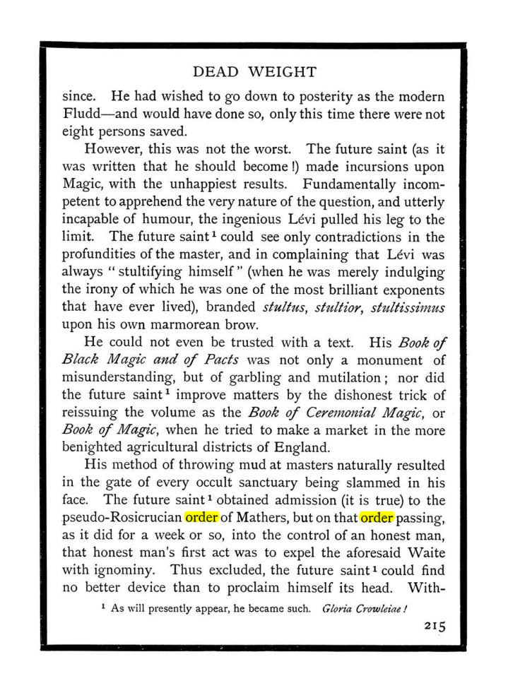 Original scan of The Equinox (Volume I, Number X), PDF page 253