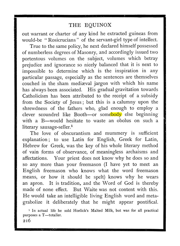 Original scan of The Equinox (Volume I, Number X), PDF page 254