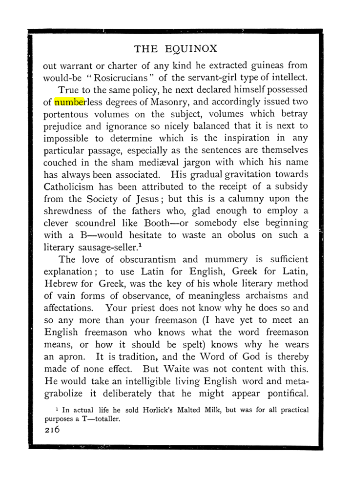 Original scan of The Equinox (Volume I, Number X), PDF page 254