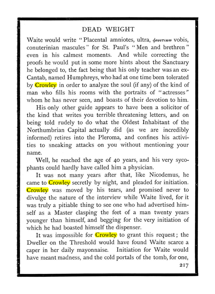 Original scan of The Equinox (Volume I, Number X), PDF page 255