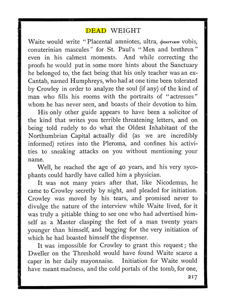 Original scan of The Equinox (Volume I, Number X), PDF page 255