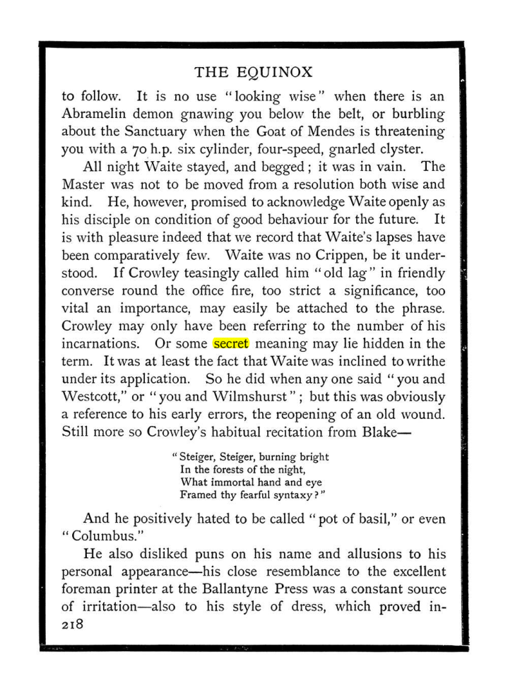 Original scan of The Equinox (Volume I, Number X), PDF page 256