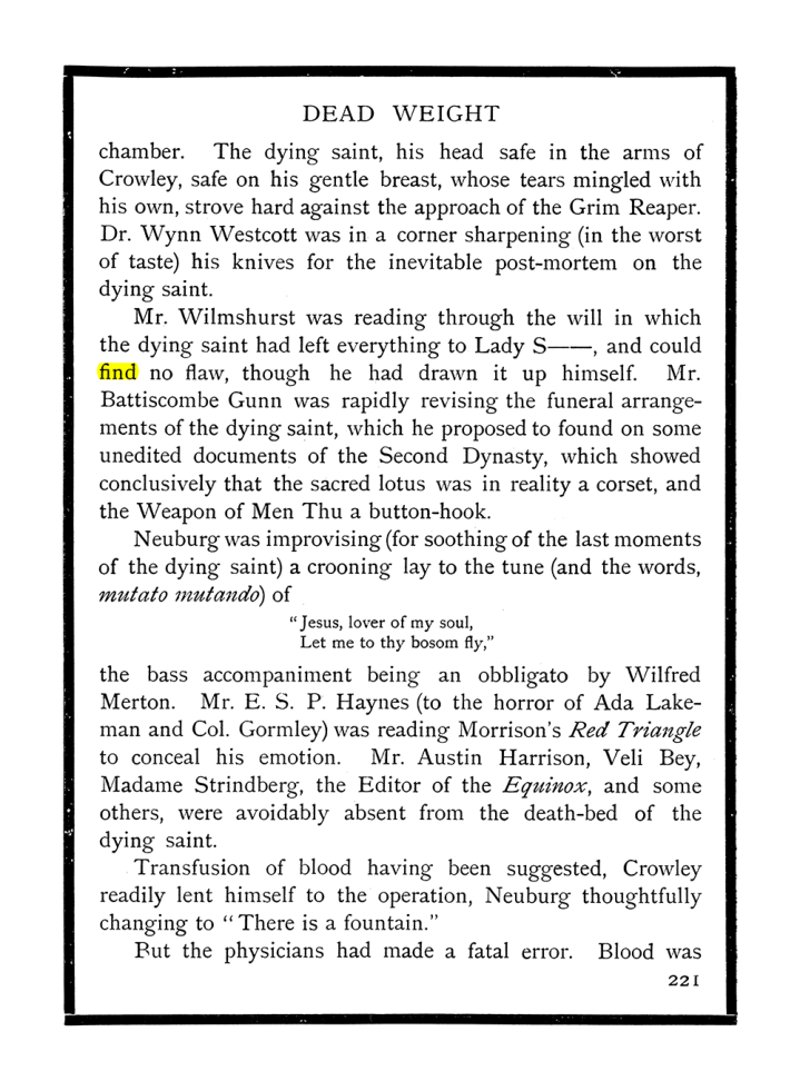 Original scan of The Equinox (Volume I, Number X), PDF page 259