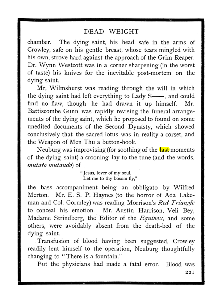 Original scan of The Equinox (Volume I, Number X), PDF page 259
