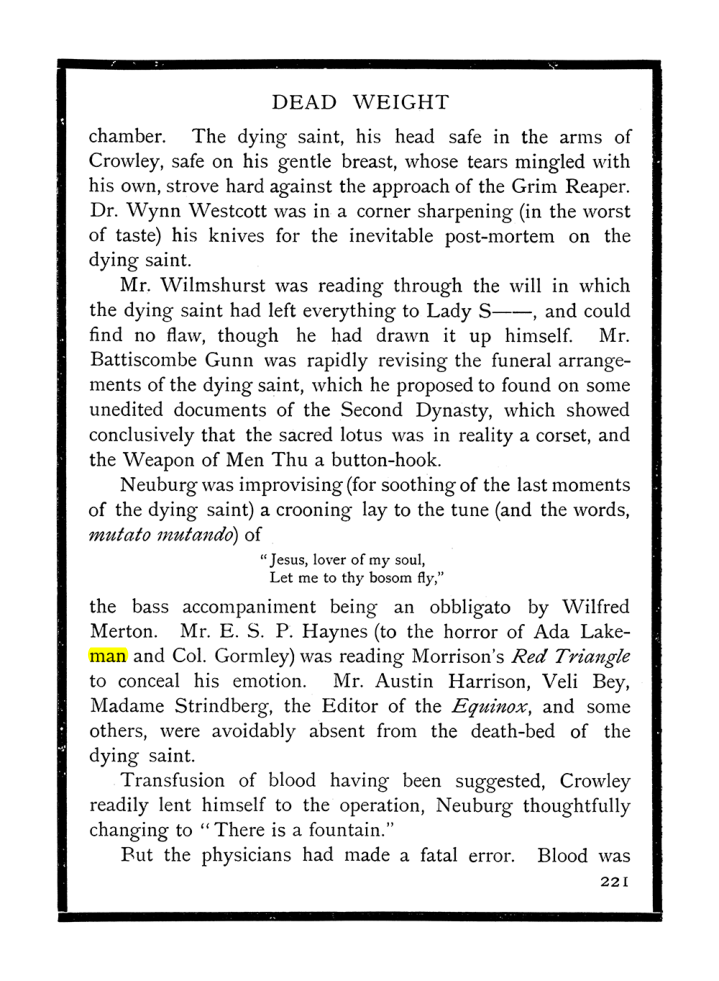 Original scan of The Equinox (Volume I, Number X), PDF page 259