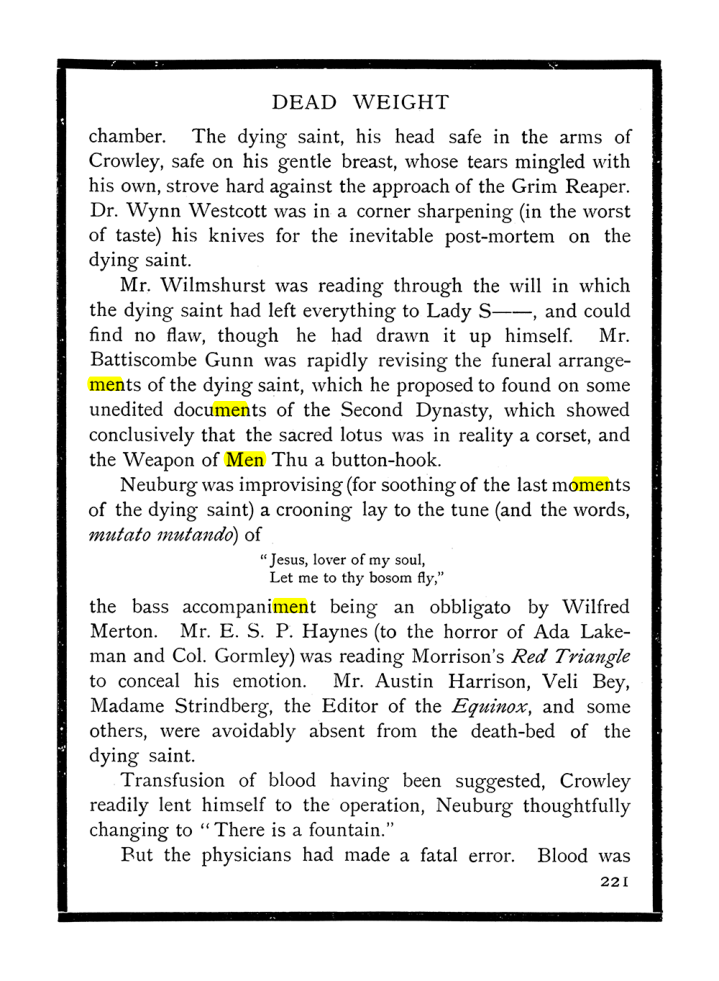 Original scan of The Equinox (Volume I, Number X), PDF page 259
