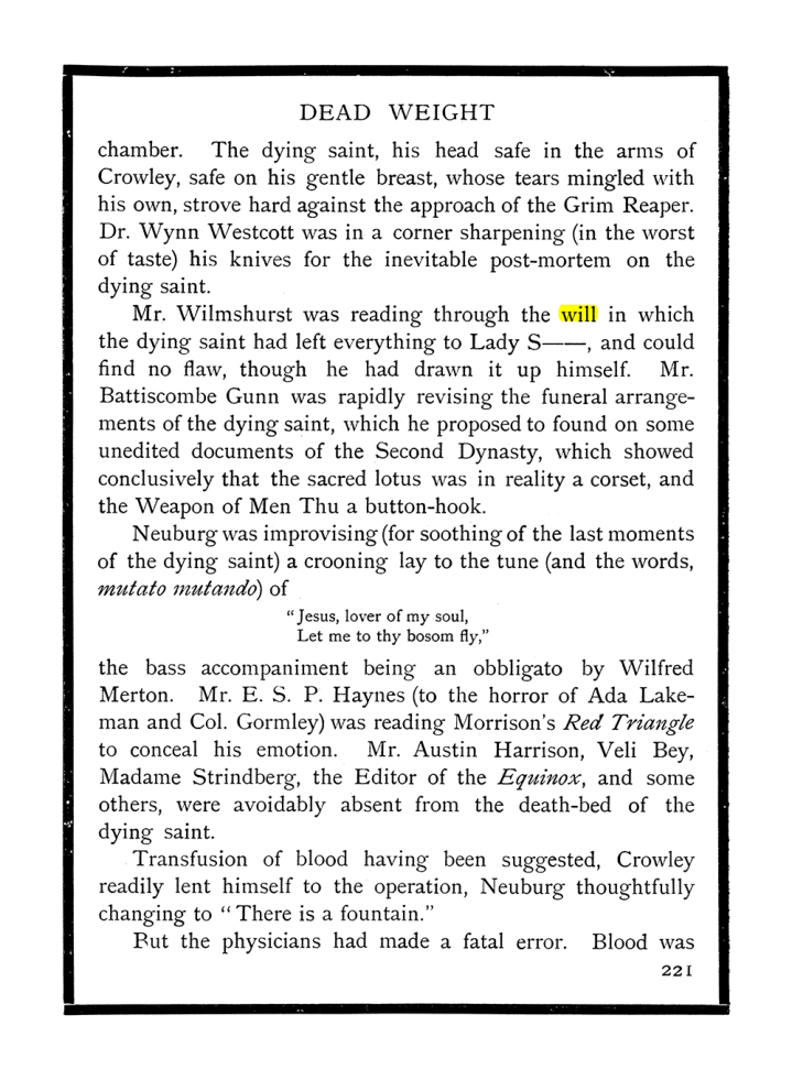 Original scan of The Equinox (Volume I, Number X), PDF page 259