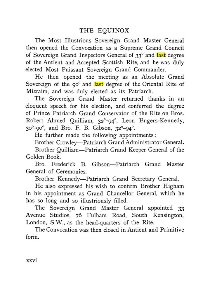 Original scan of The Equinox (Volume I, Number X), PDF page 26