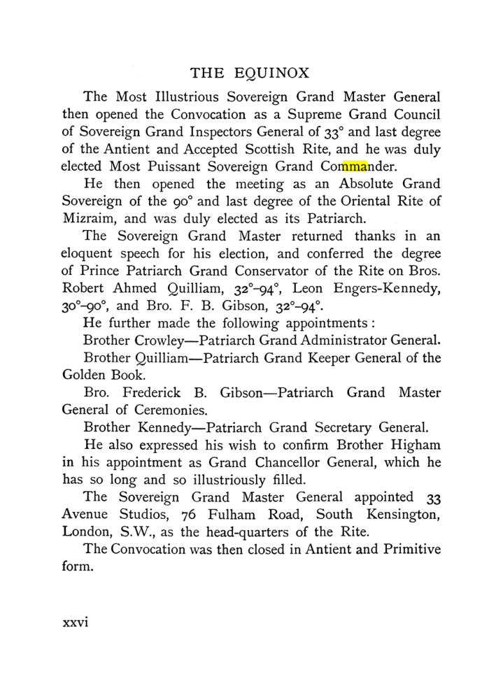 Original scan of The Equinox (Volume I, Number X), PDF page 26