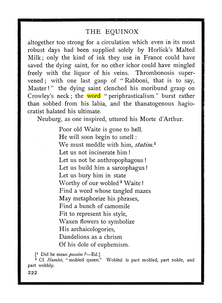 Original scan of The Equinox (Volume I, Number X), PDF page 260
