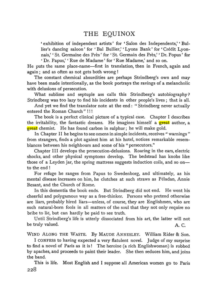 Original scan of The Equinox (Volume I, Number X), PDF page 266