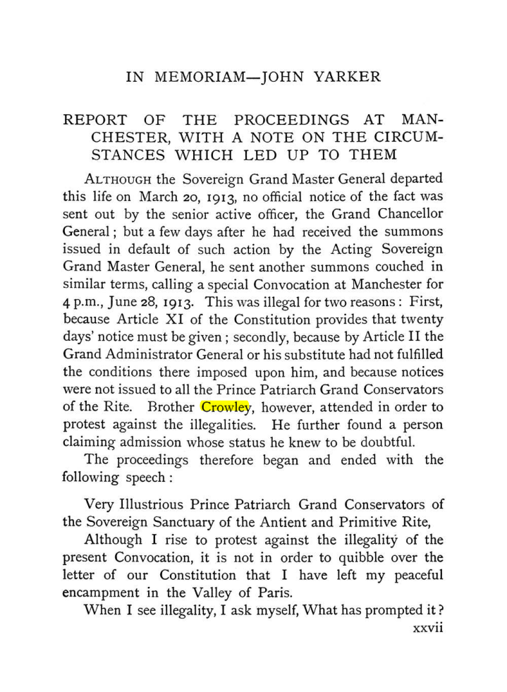 Original scan of The Equinox (Volume I, Number X), PDF page 27