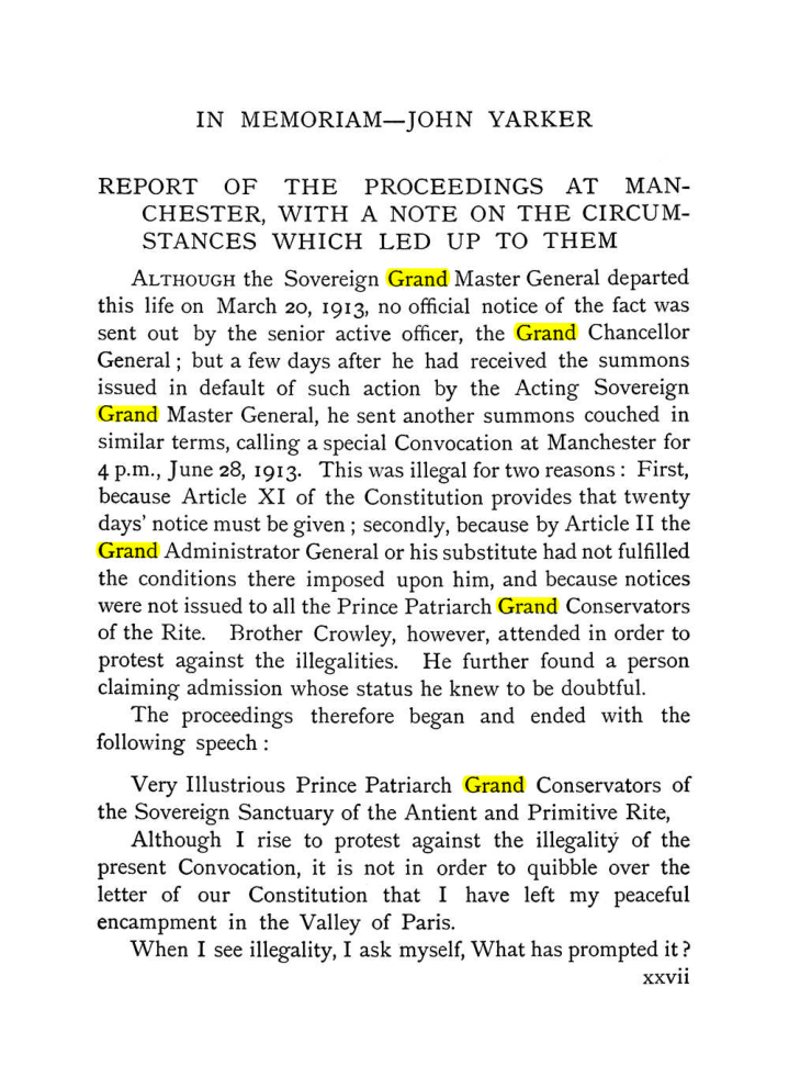 Original scan of The Equinox (Volume I, Number X), PDF page 27