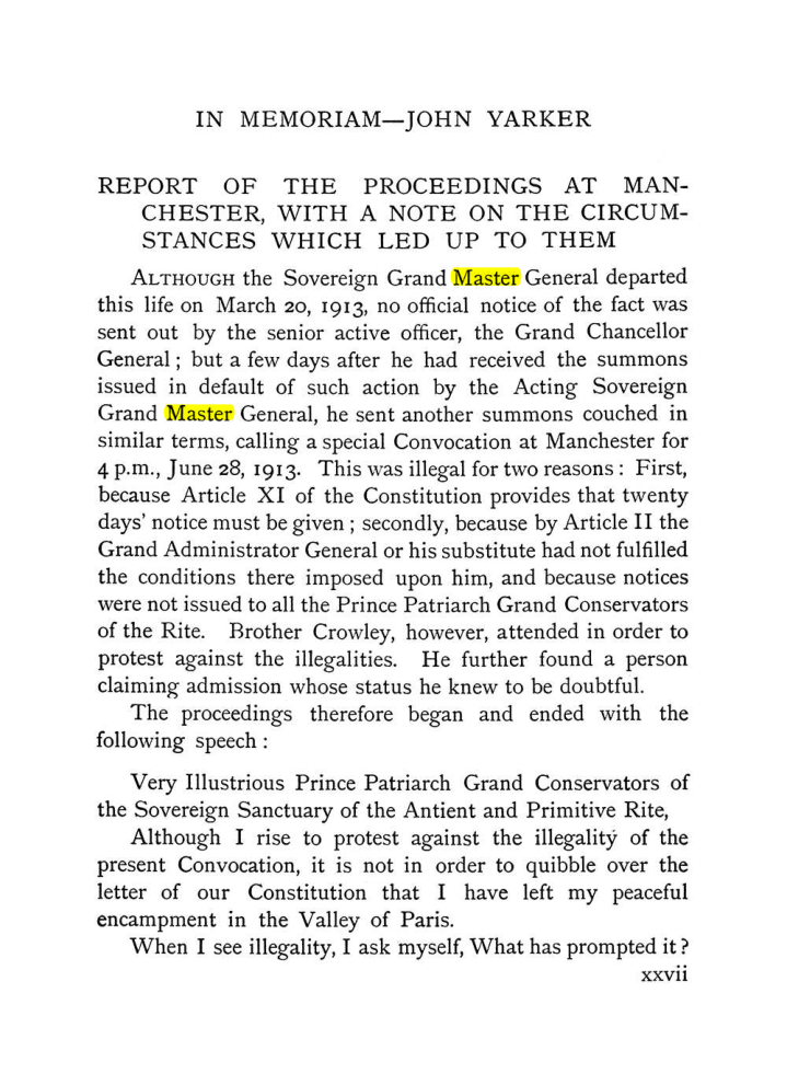 Original scan of The Equinox (Volume I, Number X), PDF page 27