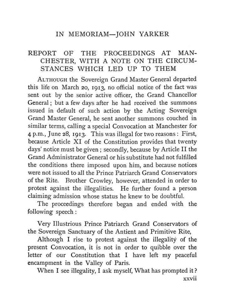 Original scan of The Equinox (Volume I, Number X), PDF page 27