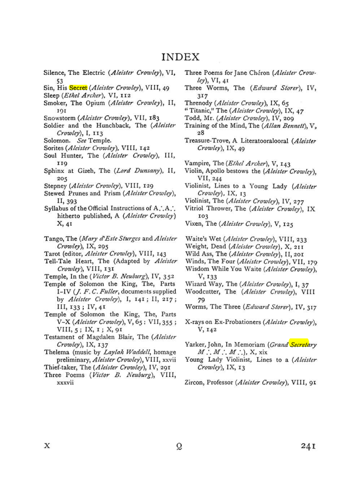 Original scan of The Equinox (Volume I, Number X), PDF page 279