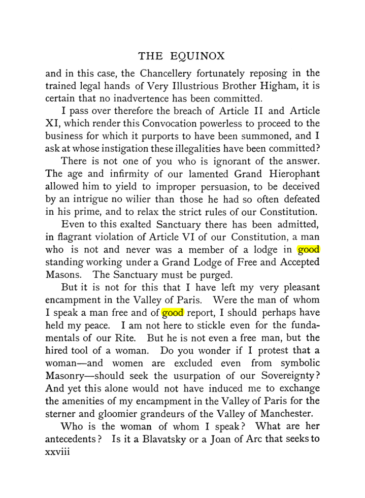 Original scan of The Equinox (Volume I, Number X), PDF page 28