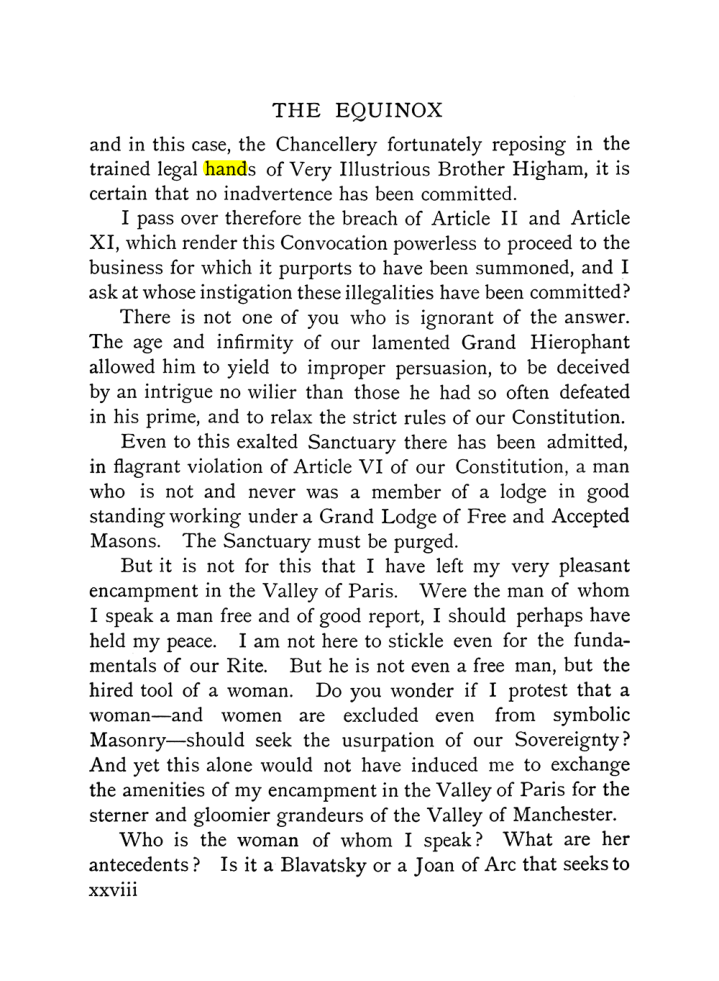 Original scan of The Equinox (Volume I, Number X), PDF page 28