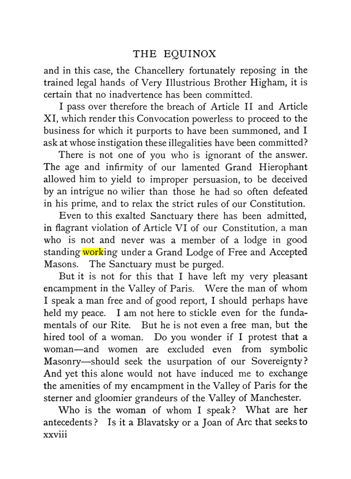 Original scan of The Equinox (Volume I, Number X), PDF page 28