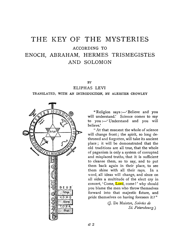 Original scan of The Equinox (Volume I, Number X), PDF page 285