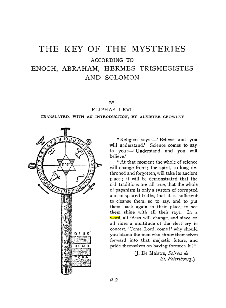 Original scan of The Equinox (Volume I, Number X), PDF page 285