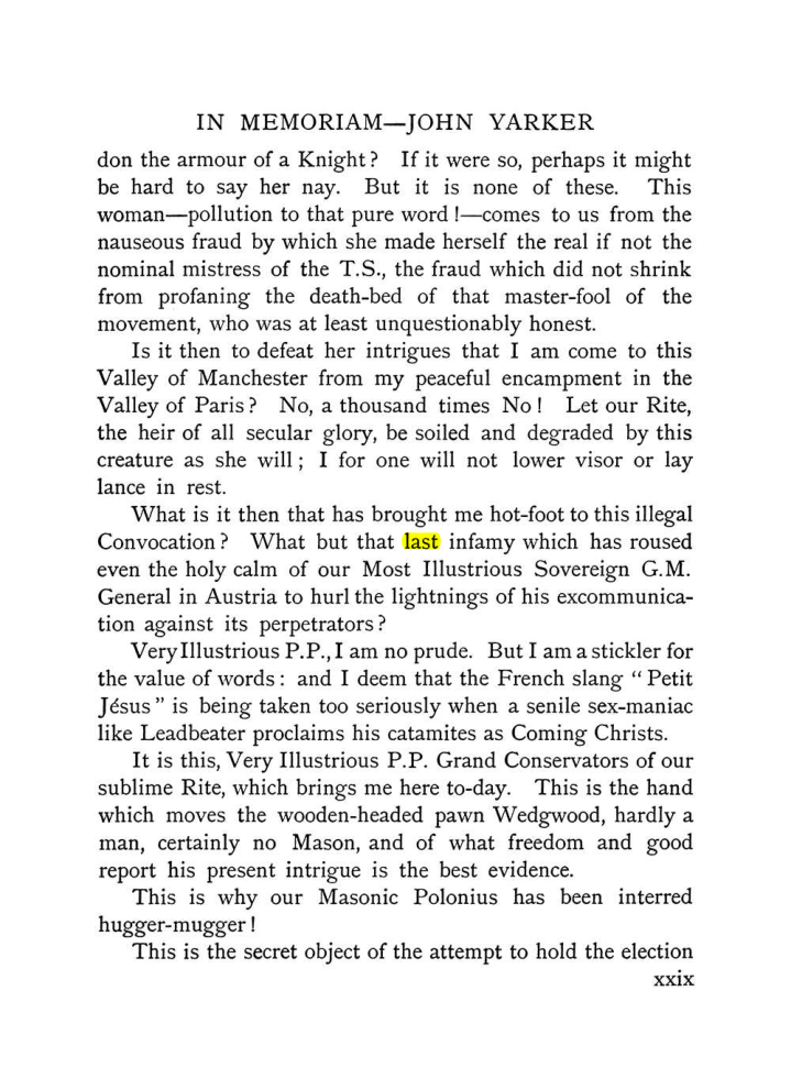 Original scan of The Equinox (Volume I, Number X), PDF page 29