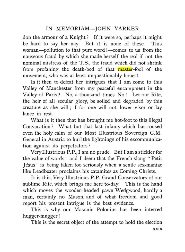 Original scan of The Equinox (Volume I, Number X), PDF page 29