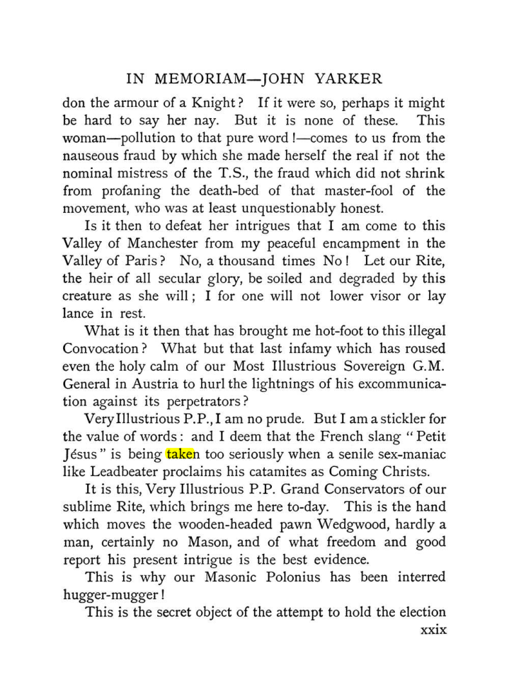 Original scan of The Equinox (Volume I, Number X), PDF page 29