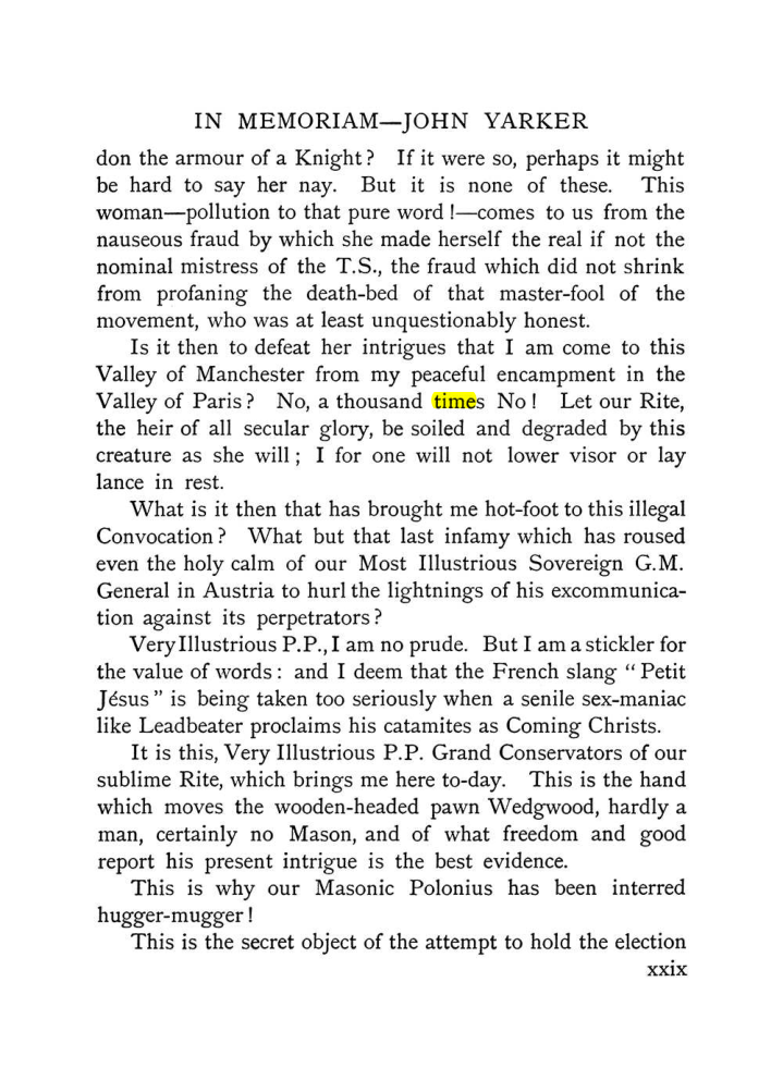 Original scan of The Equinox (Volume I, Number X), PDF page 29