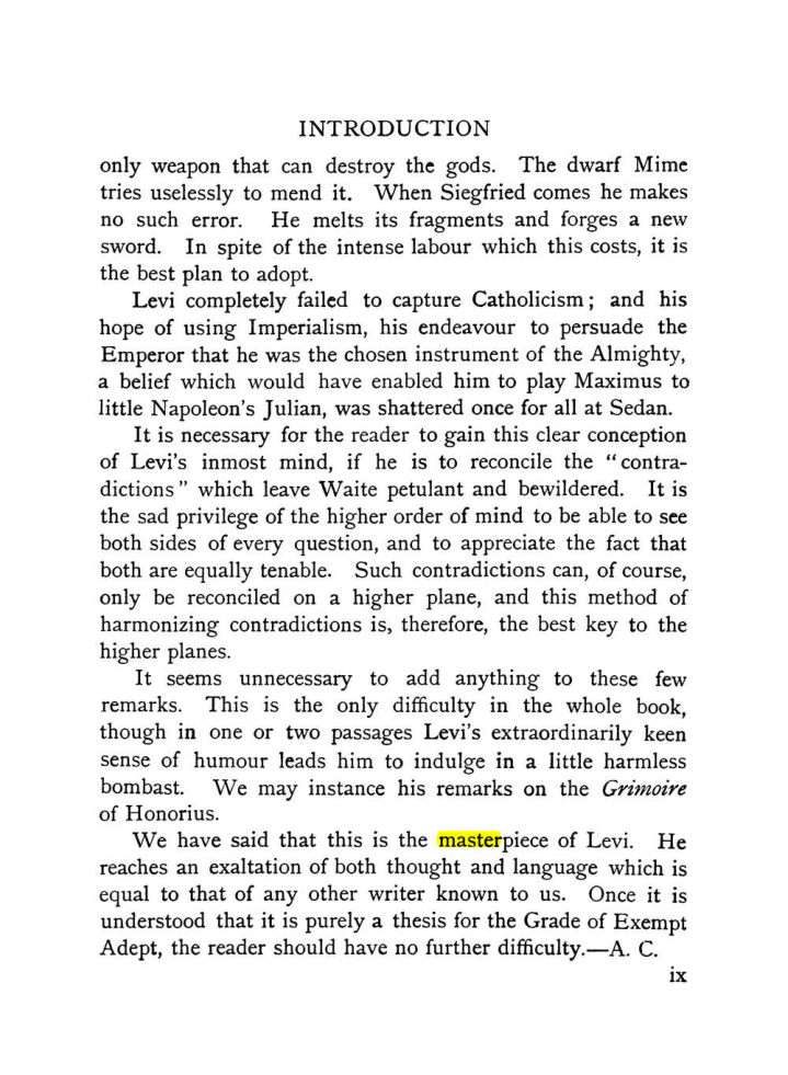 Original scan of The Equinox (Volume I, Number X), PDF page 291
