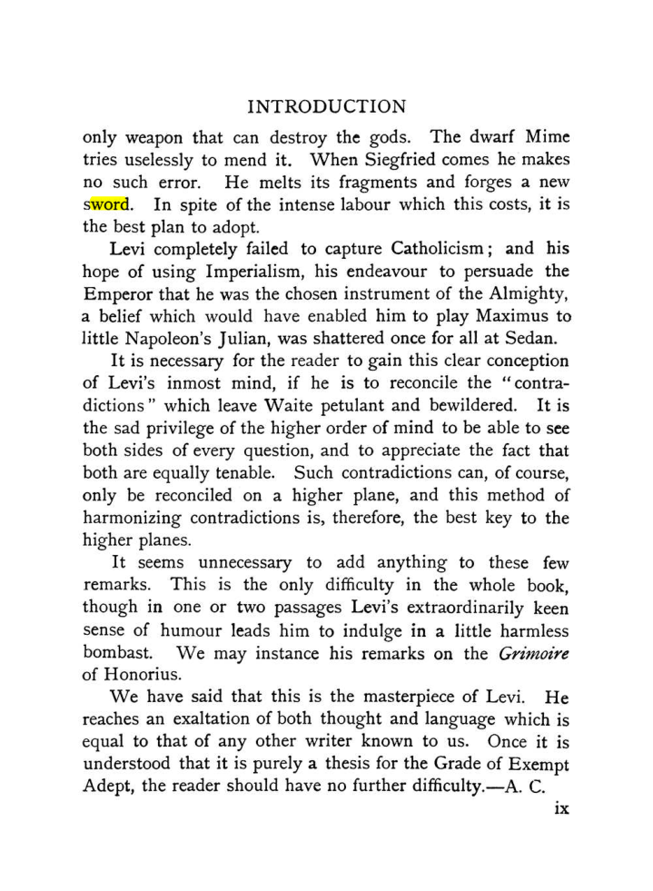 Original scan of The Equinox (Volume I, Number X), PDF page 291