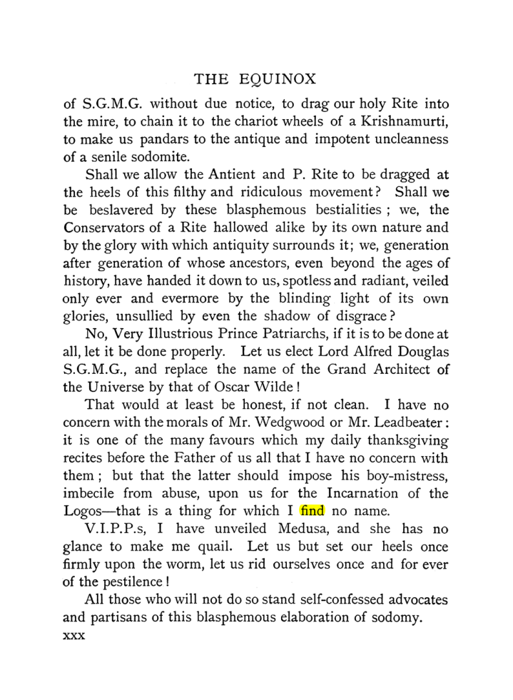 Original scan of The Equinox (Volume I, Number X), PDF page 30
