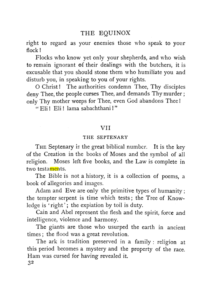 Original scan of The Equinox (Volume I, Number X), PDF page 330
