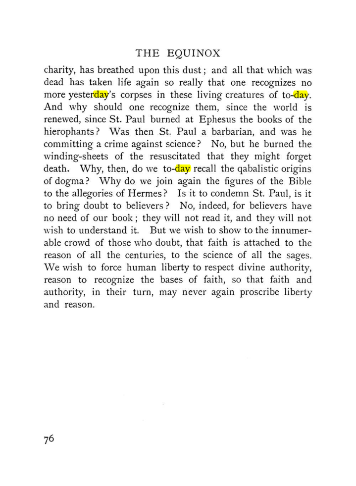 Original scan of The Equinox (Volume I, Number X), PDF page 374