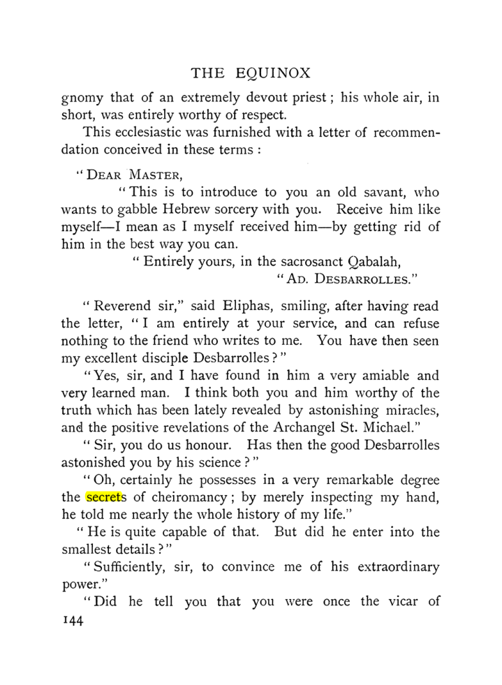 Original scan of The Equinox (Volume I, Number X), PDF page 442