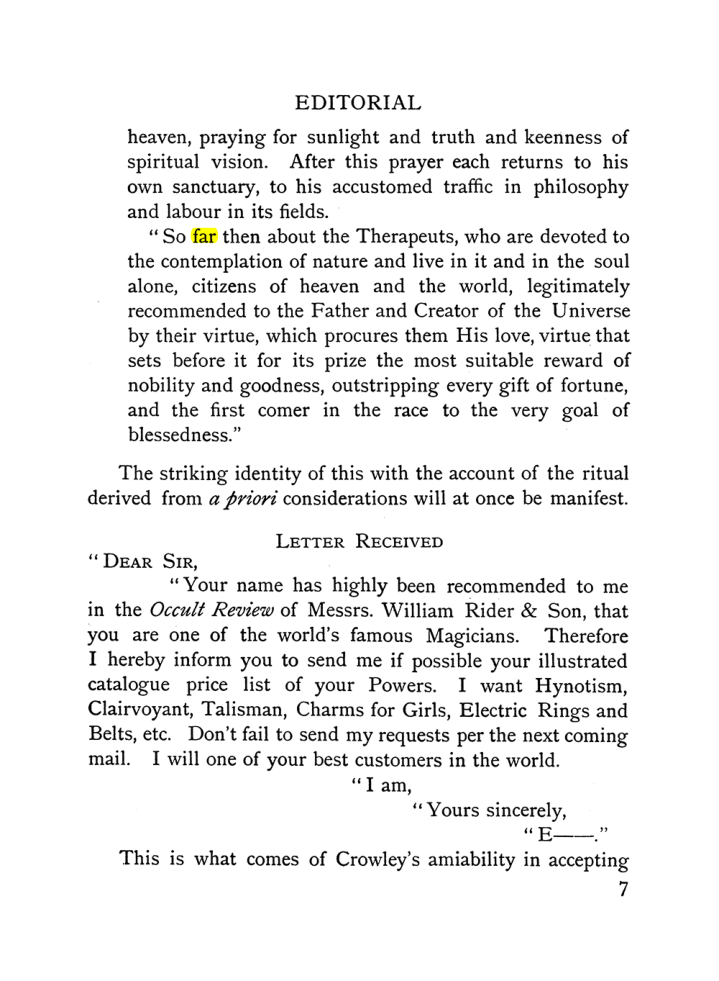 Original scan of The Equinox (Volume I, Number X), PDF page 47