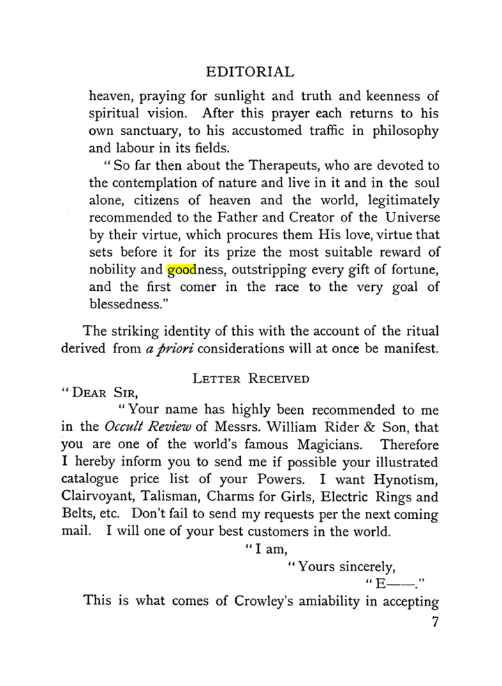Original scan of The Equinox (Volume I, Number X), PDF page 47
