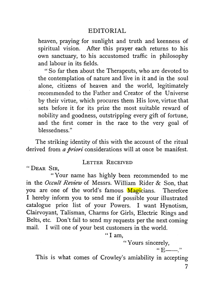Original scan of The Equinox (Volume I, Number X), PDF page 47