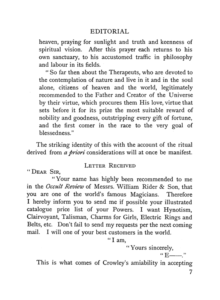 Original scan of The Equinox (Volume I, Number X), PDF page 47