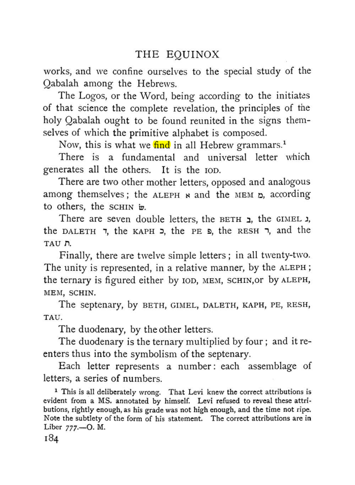 Original scan of The Equinox (Volume I, Number X), PDF page 482