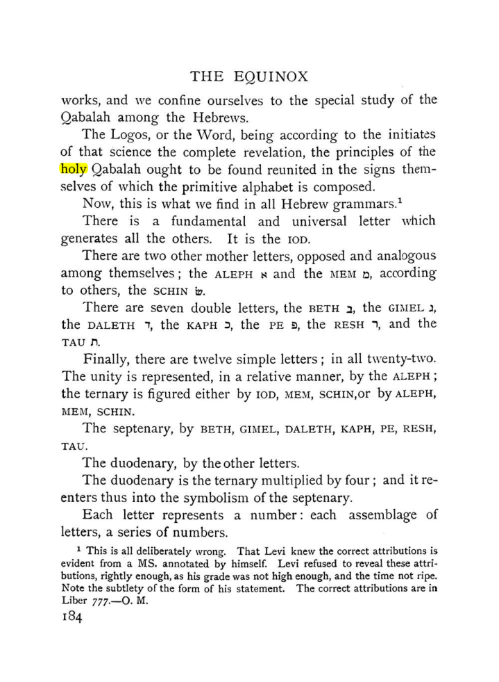 Original scan of The Equinox (Volume I, Number X), PDF page 482
