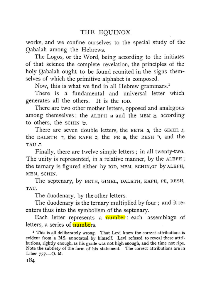 Original scan of The Equinox (Volume I, Number X), PDF page 482