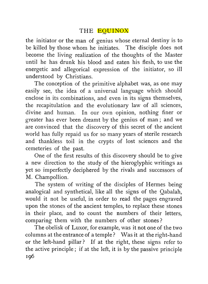 Original scan of The Equinox (Volume I, Number X), PDF page 494