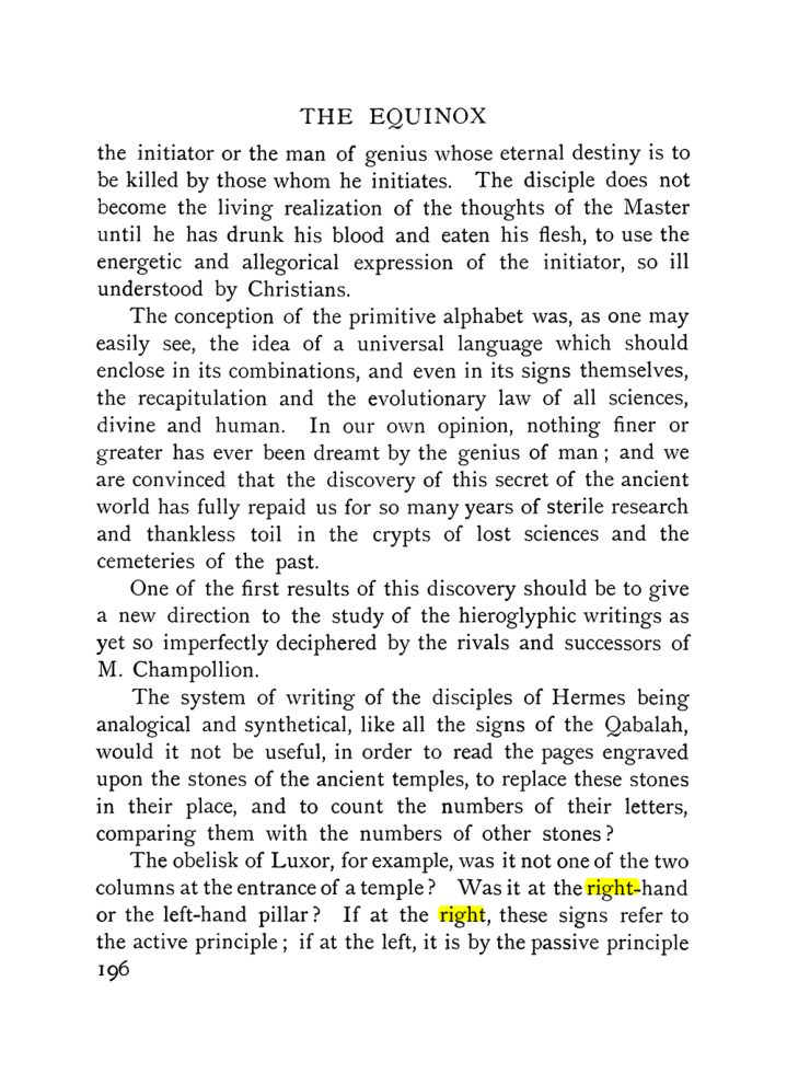 Original scan of The Equinox (Volume I, Number X), PDF page 494