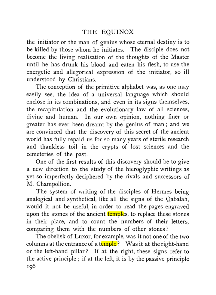 Original scan of The Equinox (Volume I, Number X), PDF page 494