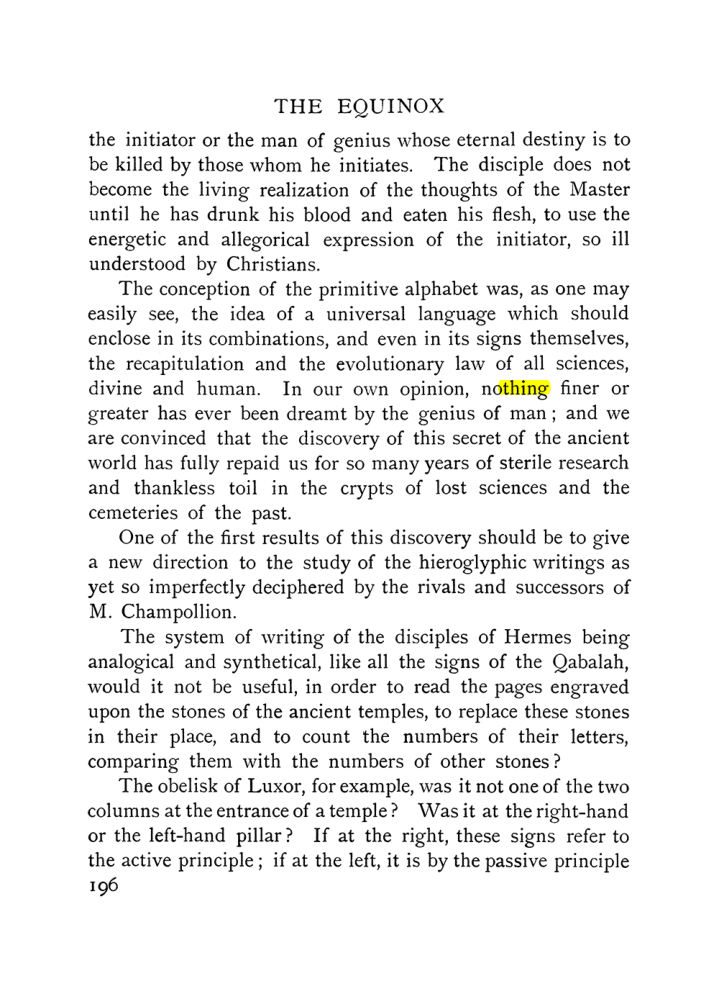 Original scan of The Equinox (Volume I, Number X), PDF page 494
