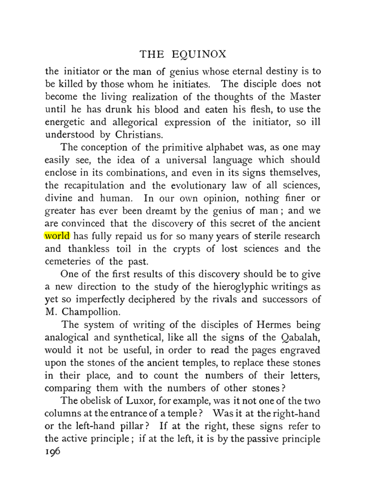 Original scan of The Equinox (Volume I, Number X), PDF page 494