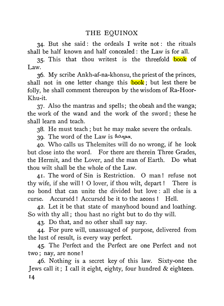 Original scan of The Equinox (Volume I, Number X), PDF page 54