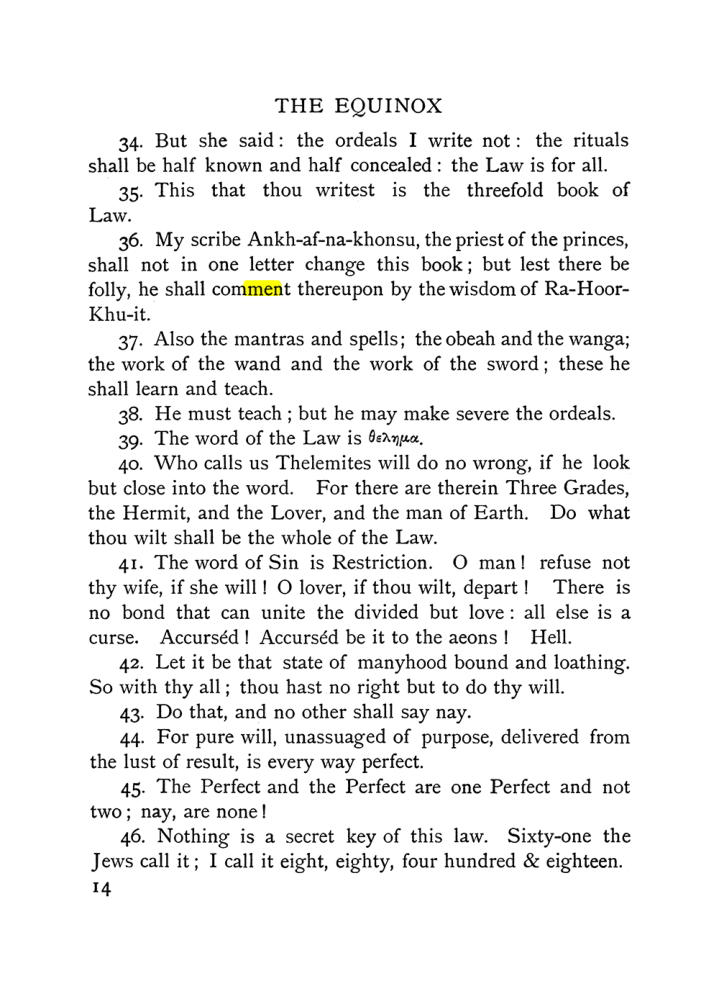 Original scan of The Equinox (Volume I, Number X), PDF page 54